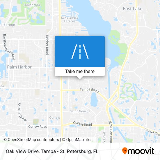 Oak View Drive map