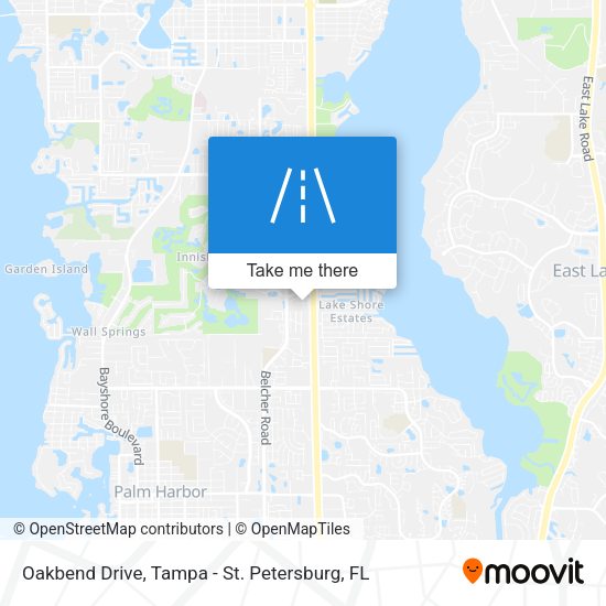 Oakbend Drive map