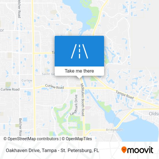 Oakhaven Drive map