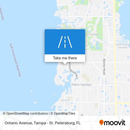 Mapa de Ontario Avenue
