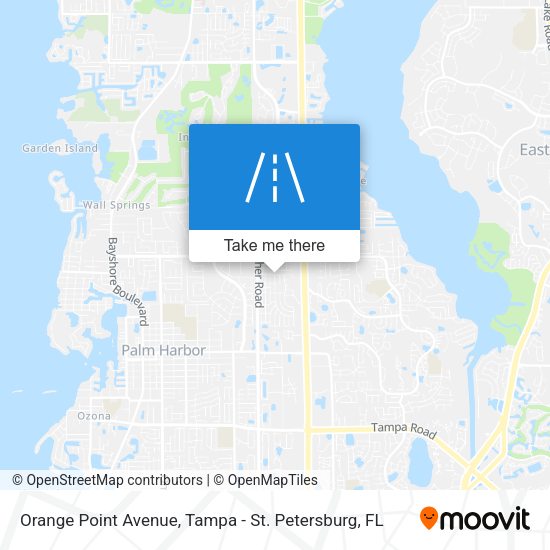 Orange Point Avenue map
