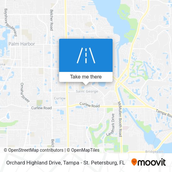 Mapa de Orchard Highland Drive