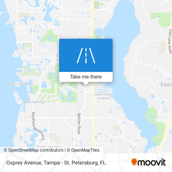 Osprey Avenue map