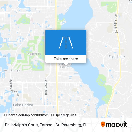 Philadelphia Court map