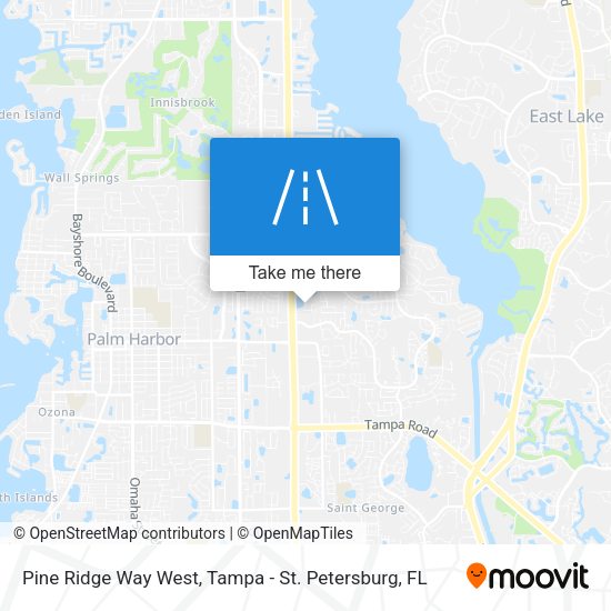 Mapa de Pine Ridge Way West