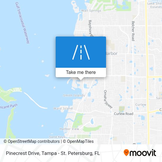 Pinecrest Drive map
