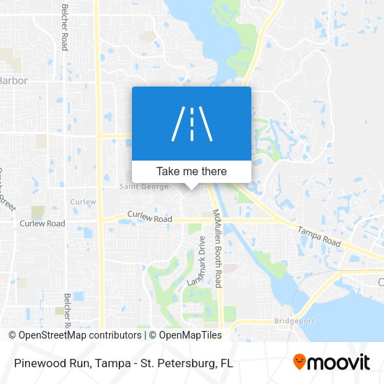 Pinewood Run map