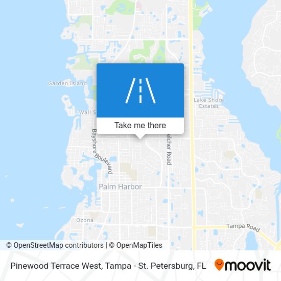 Pinewood Terrace West map