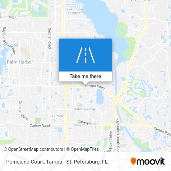 Poinciana Court map