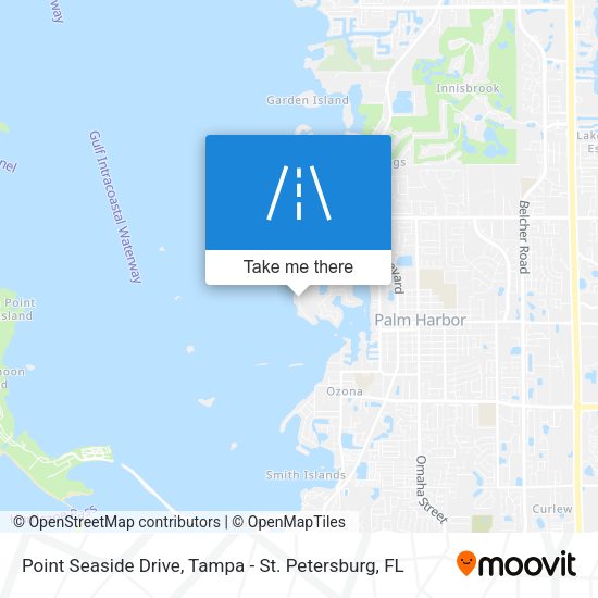 Mapa de Point Seaside Drive
