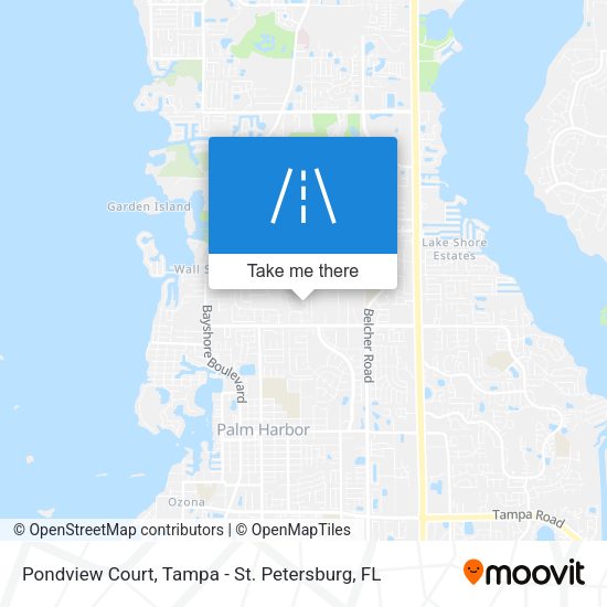 Pondview Court map