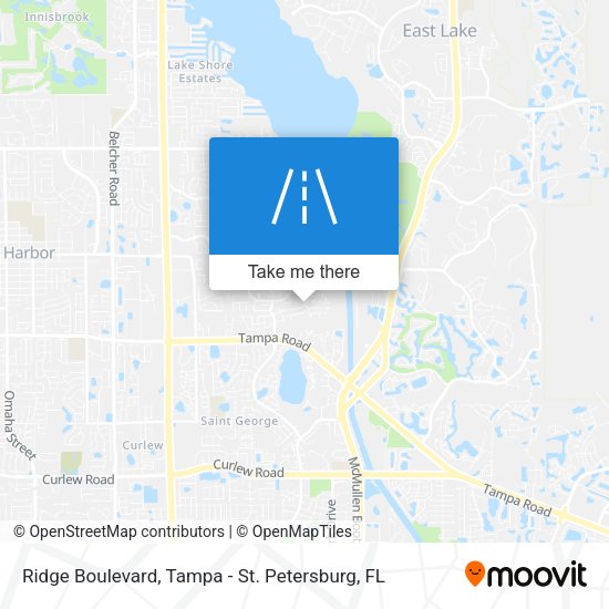 Mapa de Ridge Boulevard