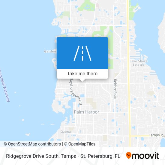 Ridgegrove Drive South map