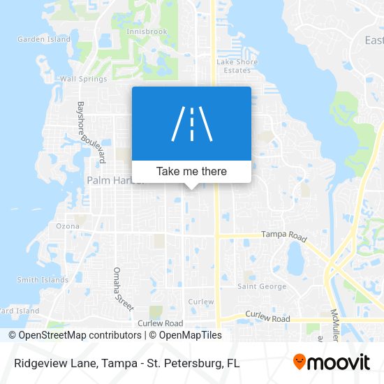 Ridgeview Lane map