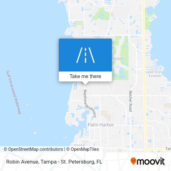 Robin Avenue map