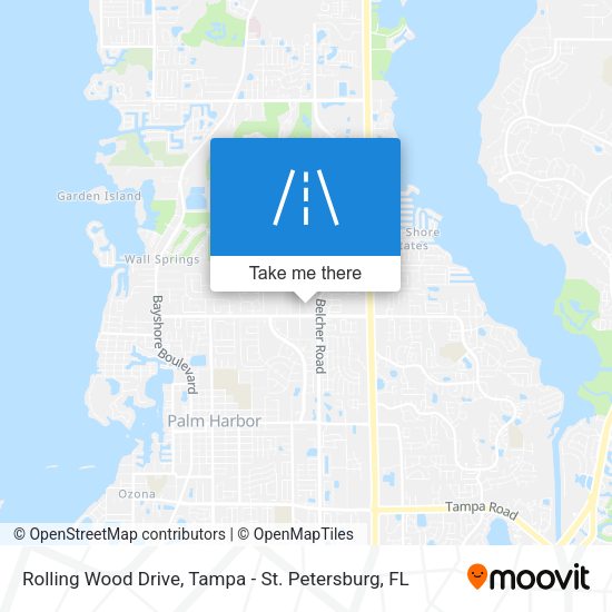 Rolling Wood Drive map