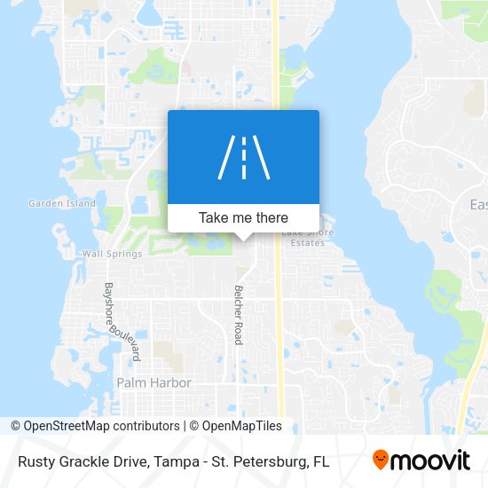 Rusty Grackle Drive map