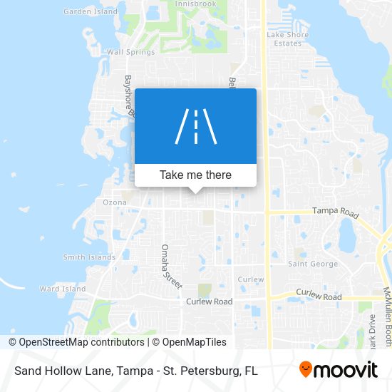 Sand Hollow Lane map