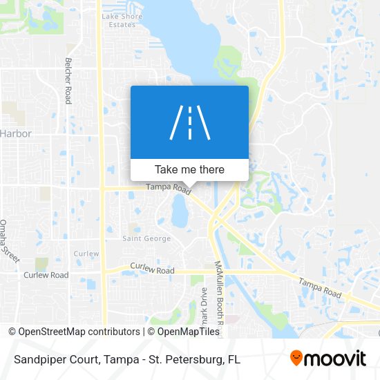 Mapa de Sandpiper Court
