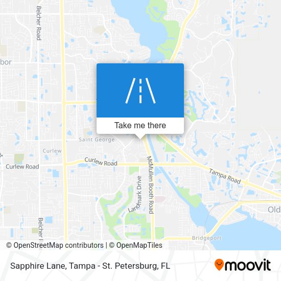 Mapa de Sapphire Lane