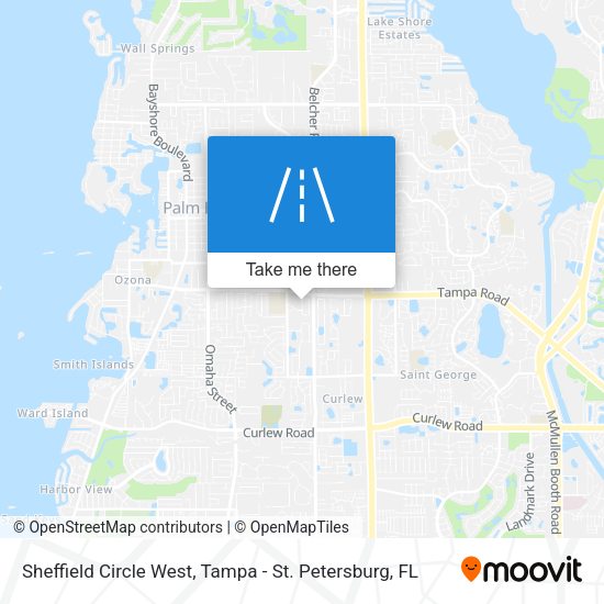Mapa de Sheffield Circle West