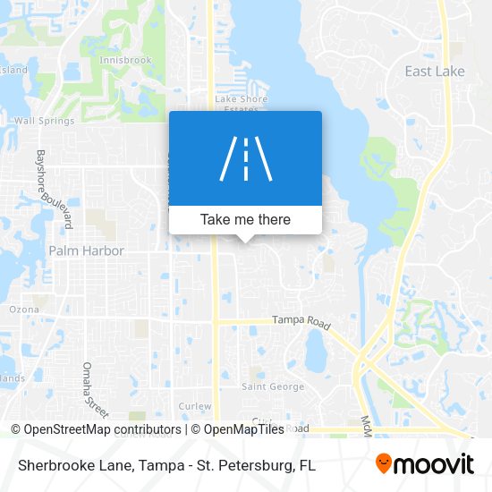 Sherbrooke Lane map