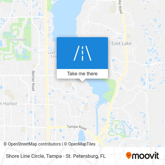 Mapa de Shore Line Circle