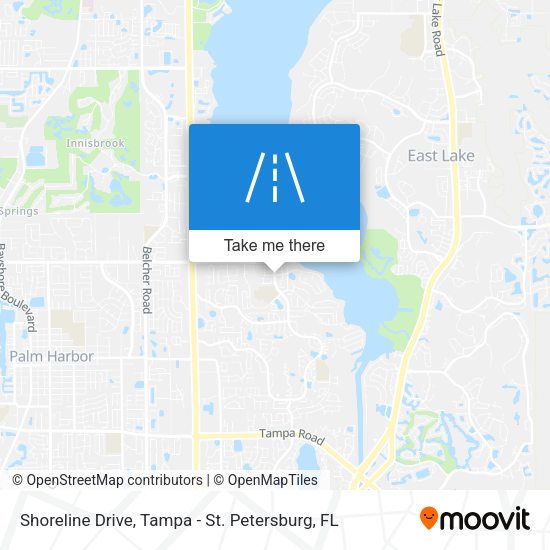Mapa de Shoreline Drive