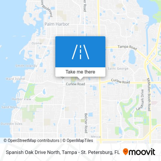 Spanish Oak Drive North map