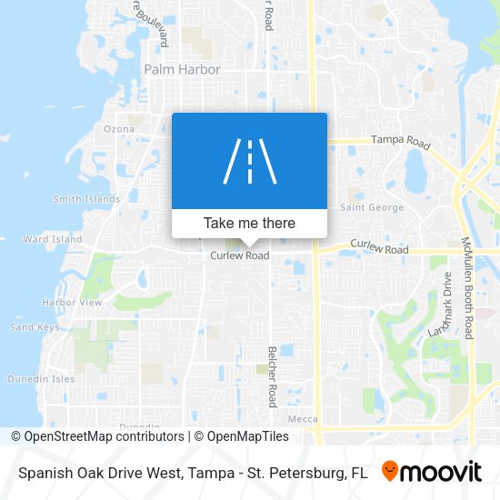 Mapa de Spanish Oak Drive West