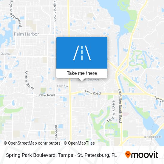 Spring Park Boulevard map