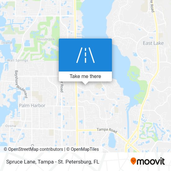 Spruce Lane map