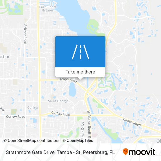 Strathmore Gate Drive map