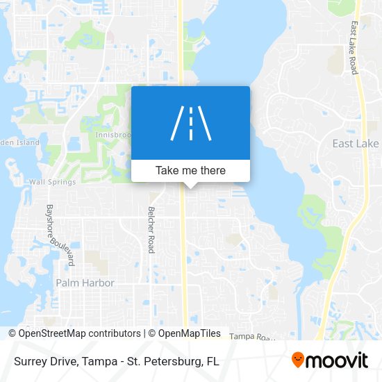 Surrey Drive map