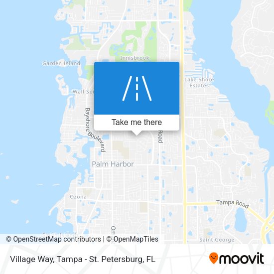 Village Way map