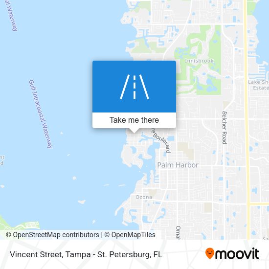 Mapa de Vincent Street