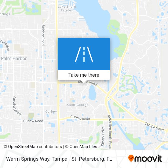 Warm Springs Way map