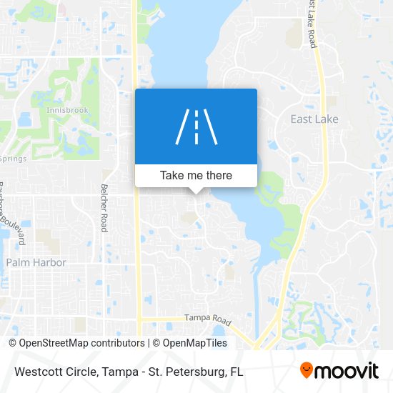 Westcott Circle map