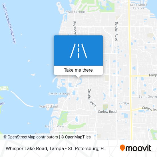 Whisper Lake Road map