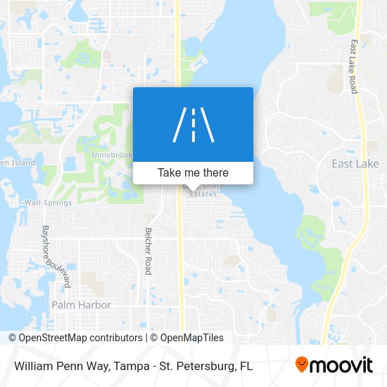 William Penn Way map