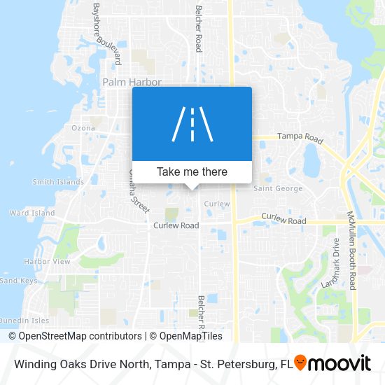 Winding Oaks Drive North map