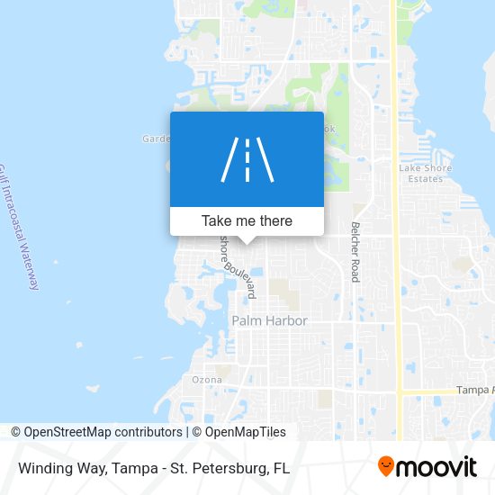 Winding Way map