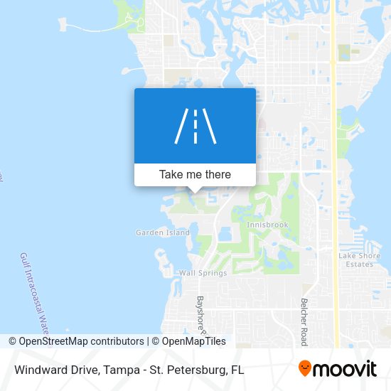 Windward Drive map