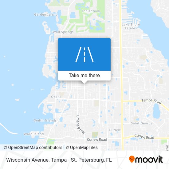 Mapa de Wisconsin Avenue