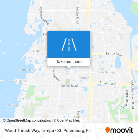 Wood Thrush Way map