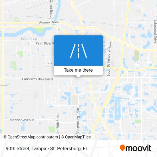 Mapa de 90th Street
