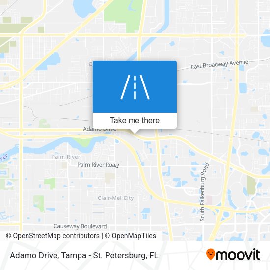 Mapa de Adamo Drive