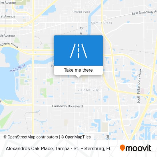 Mapa de Alexandros Oak Place