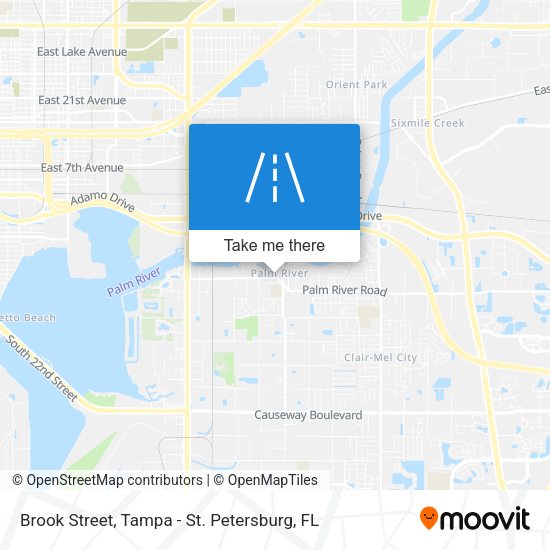 Brook Street map