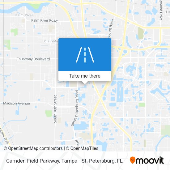Camden Field Parkway map